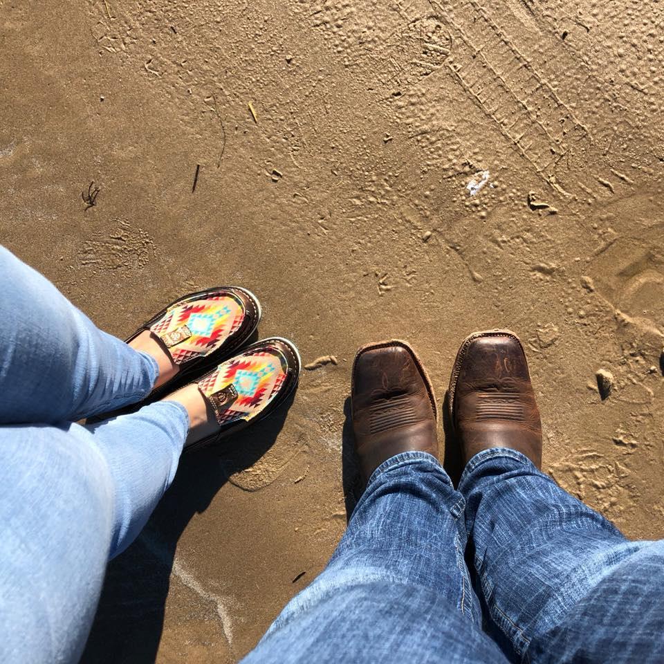 Our First Walk on the Beach