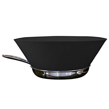 Frywall 10 (Medium) - Black - Splatter Guard, as Seen on Shark Tank