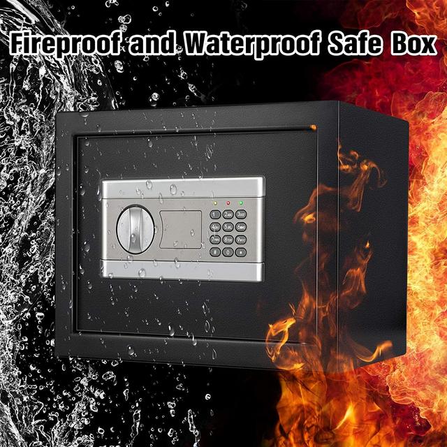 Safe Box Fireproof Waterproof Security Box Digital Combination Lock Safe