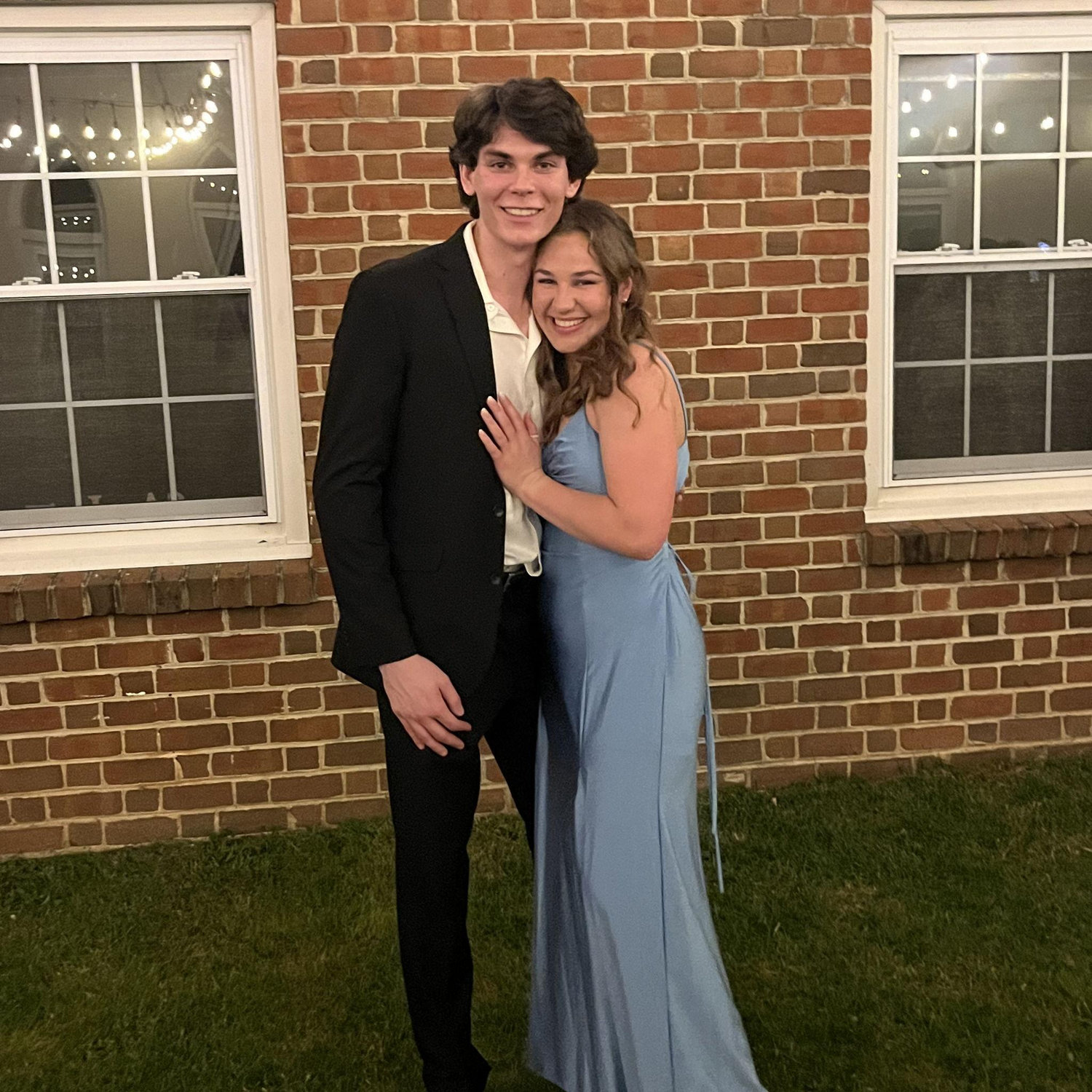 April 2024 - Will surprised me for one of my formals at Liberty, despite being in a boot (not pictured) because of a ruptured foot ligament.