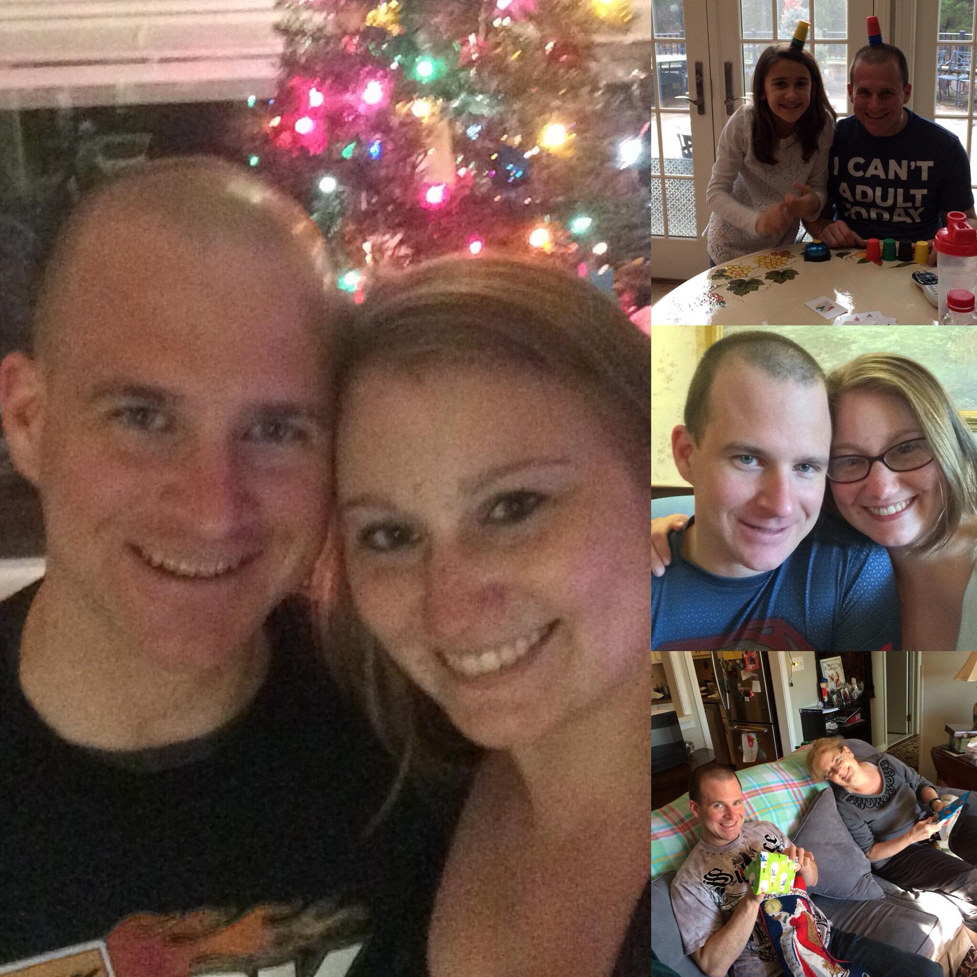 Brian and Danielle spent their first Christmas together in 2016.