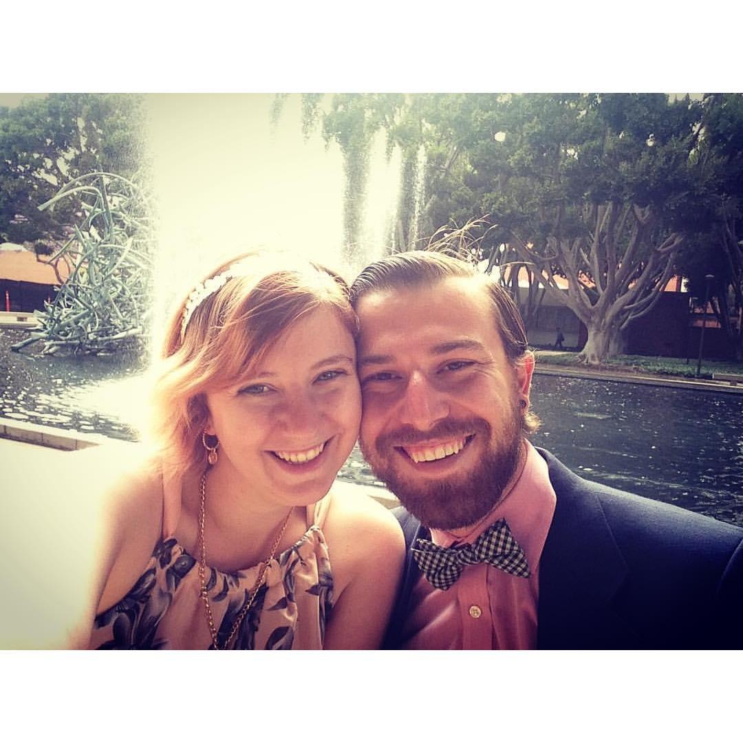 May 14, 2016: Honors night at California State University Long Beach. Just a few days later we both graduated with our Bachelors in History and began our teaching credential program.