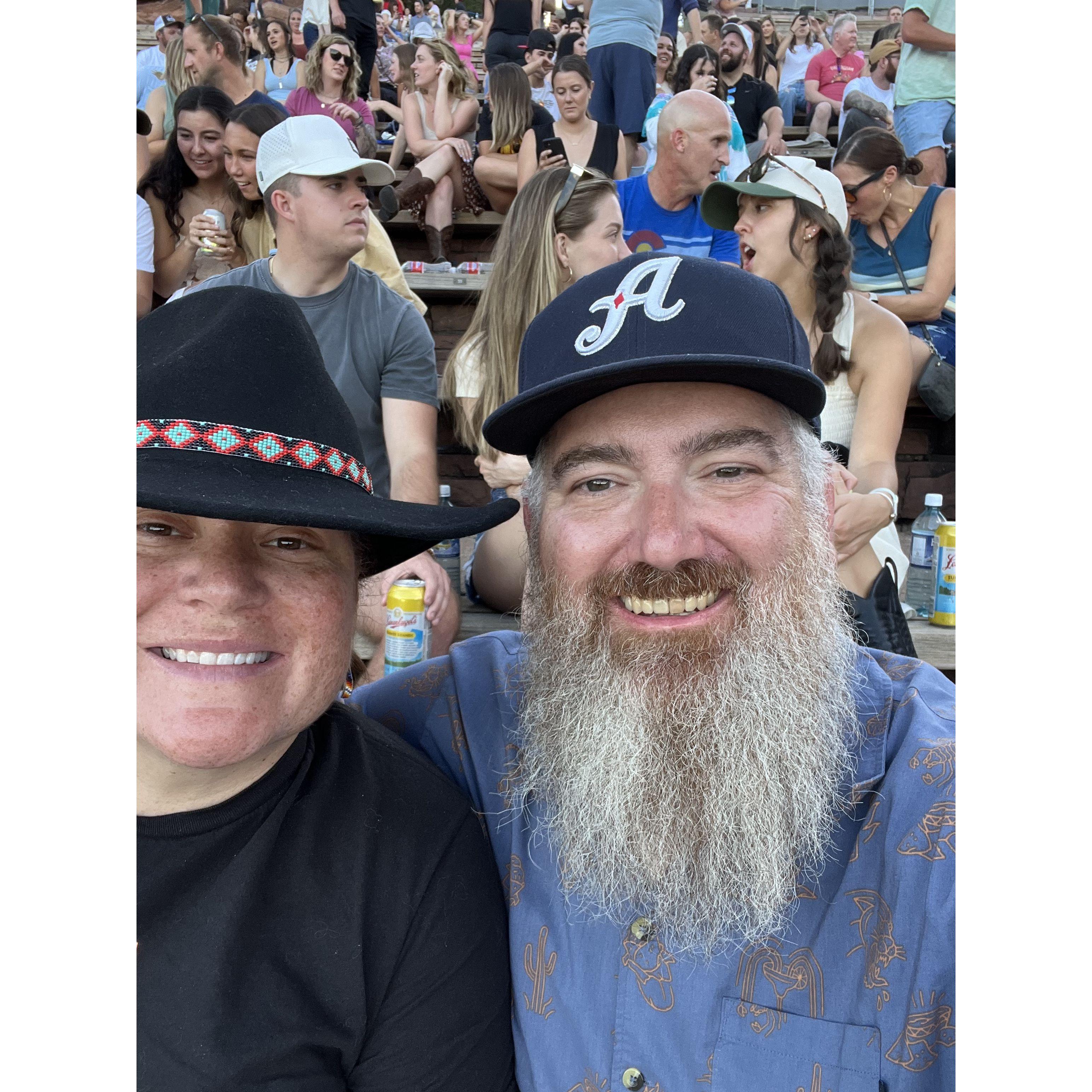 Zach Bryan concert at Red Rocks in June 2023