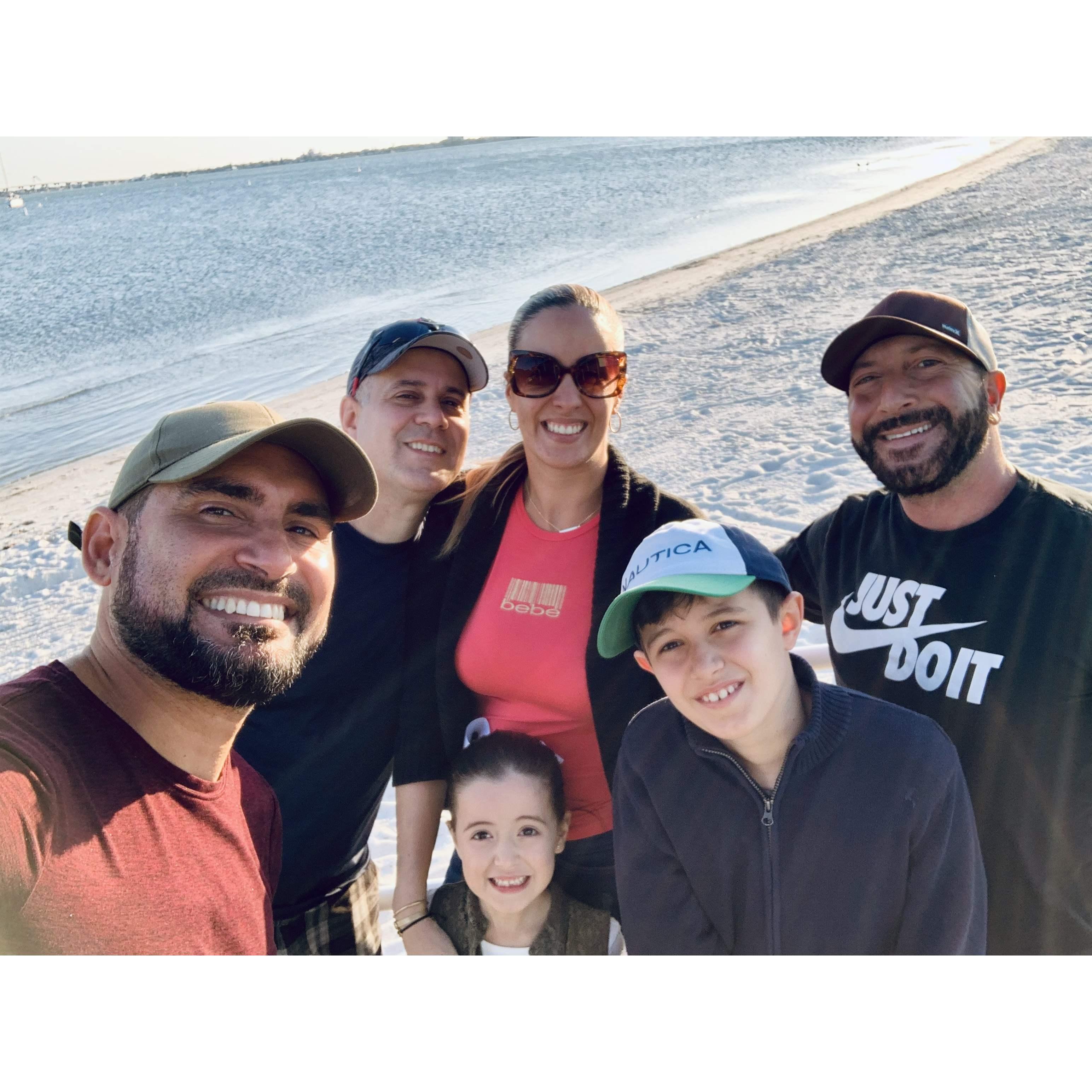 Guillermo's Sister (Mary Luisa), Brother In Law (Edel), Nephew (Edel Alejandro), Niece (Victoria) Visiting St. Pete 2021
