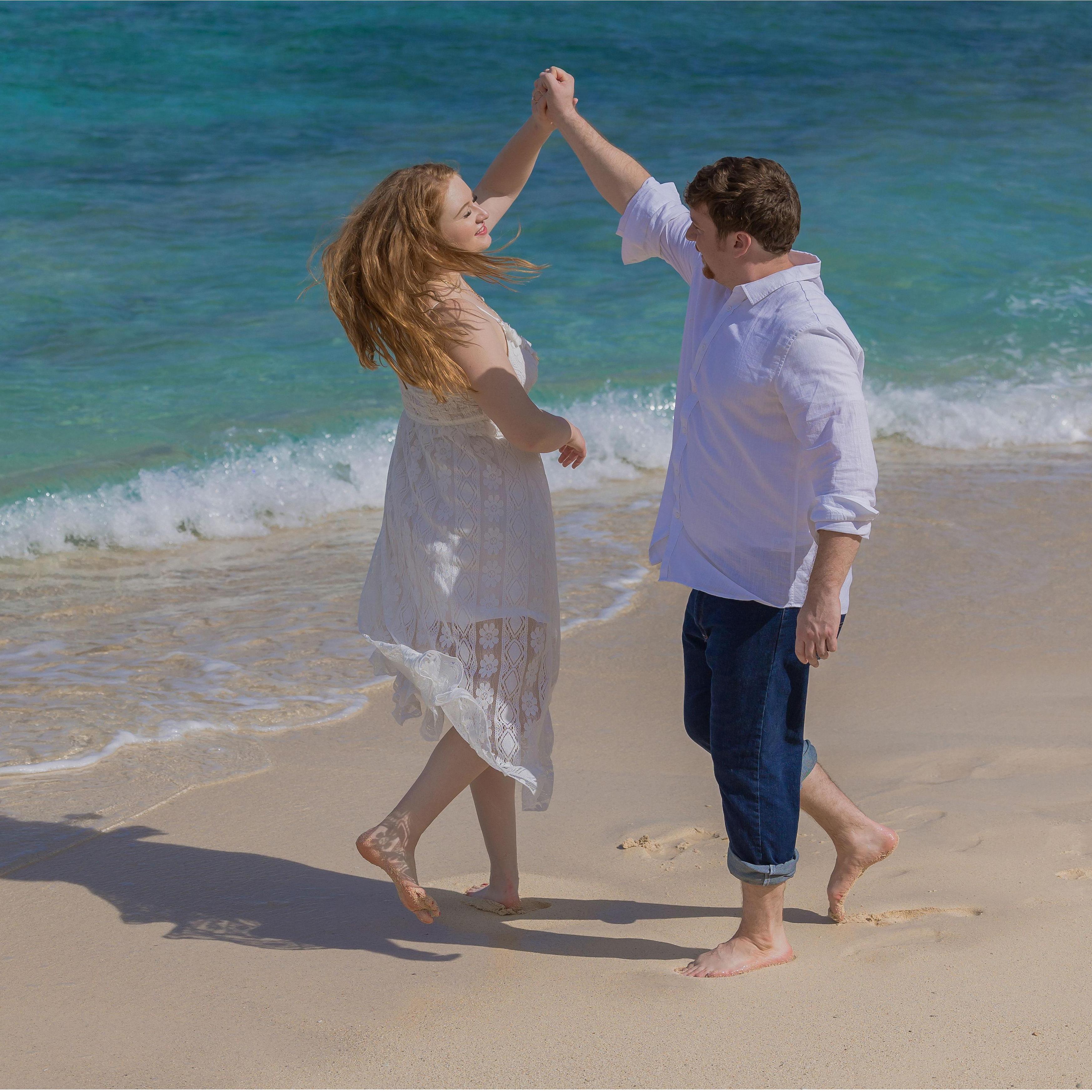 Our engagement photos after the proposal!