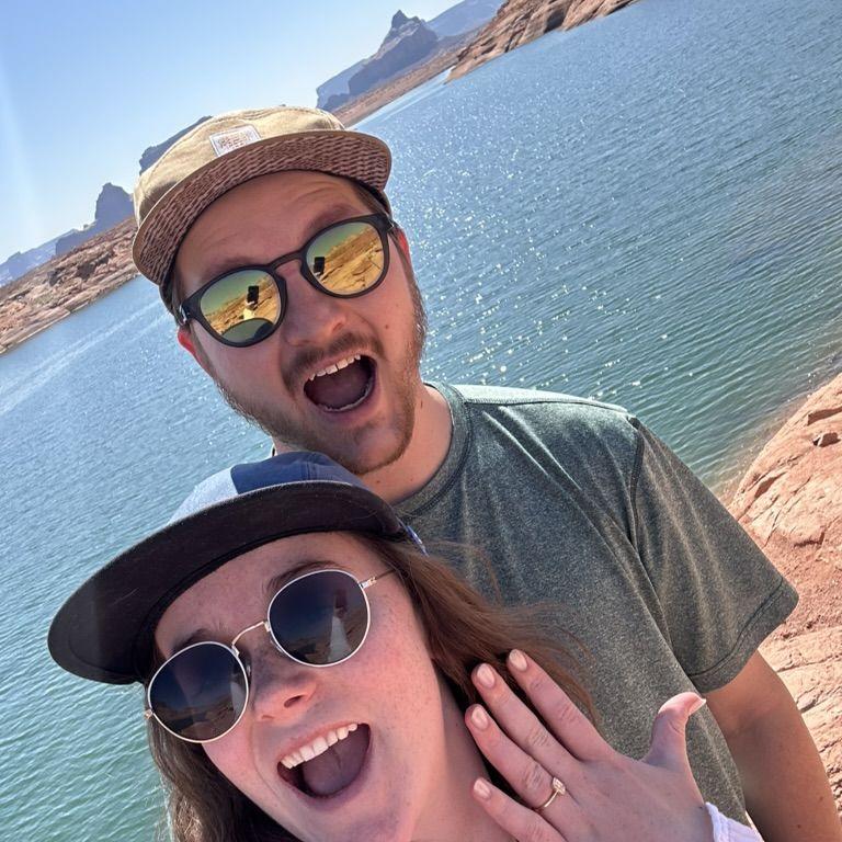 Post engagement at Lake Powell!! August 29, 2025.