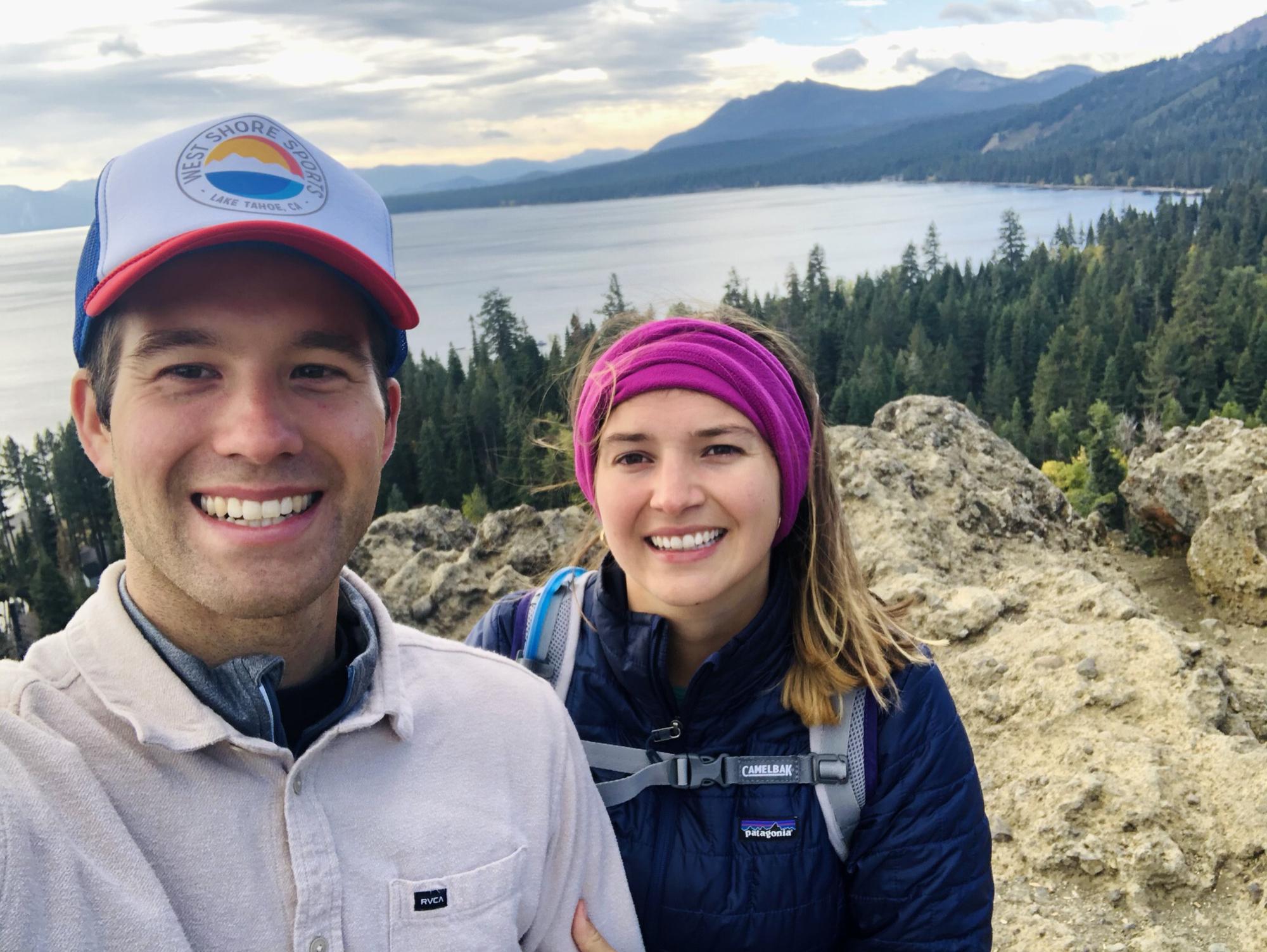 Hiking in Lake Tahoe, CA