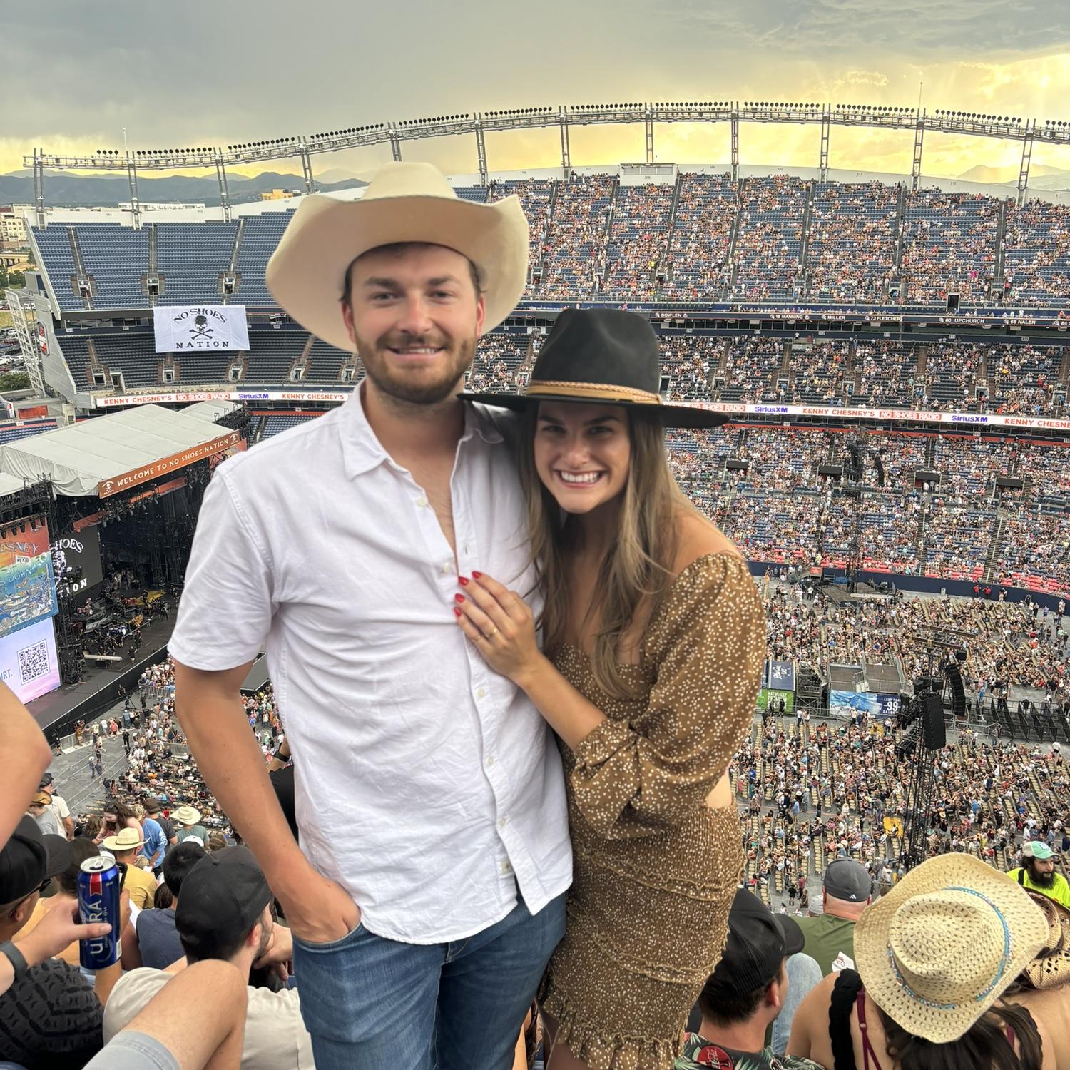 Kenny Chesney concert at Mile High.