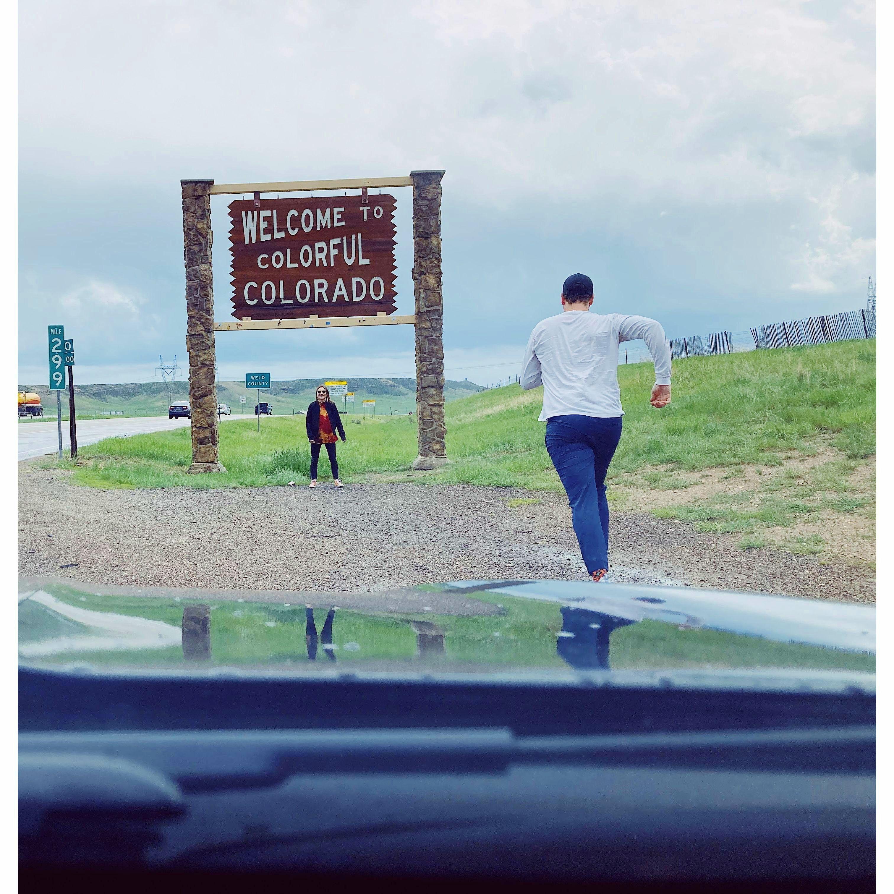 When we moved to Colorado!