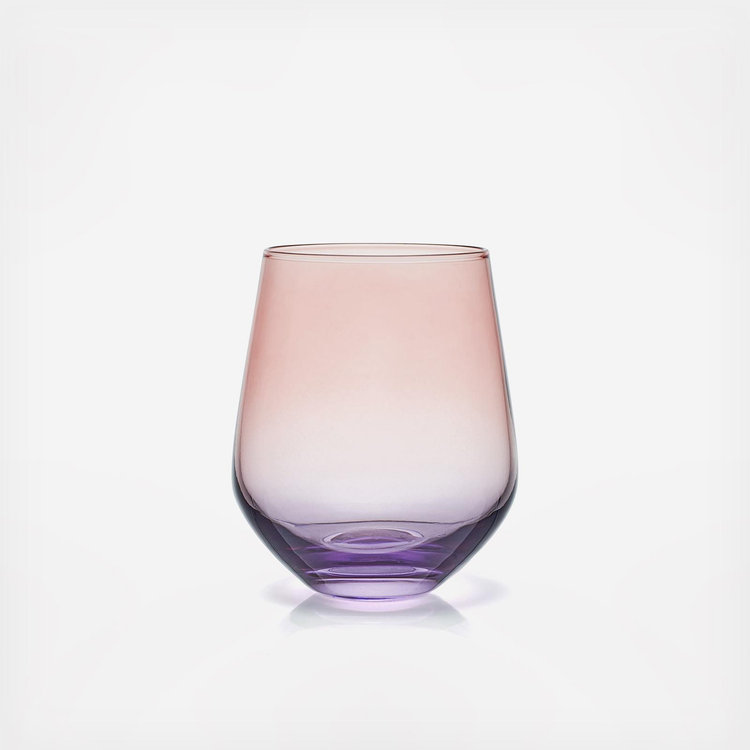 Mikasa, Chroma Stemless Wine Glass, Service for 4 | Zola