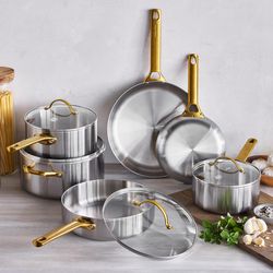 GreenPan, Valencia Pro Stainless Steel Cookware Collection | Zola