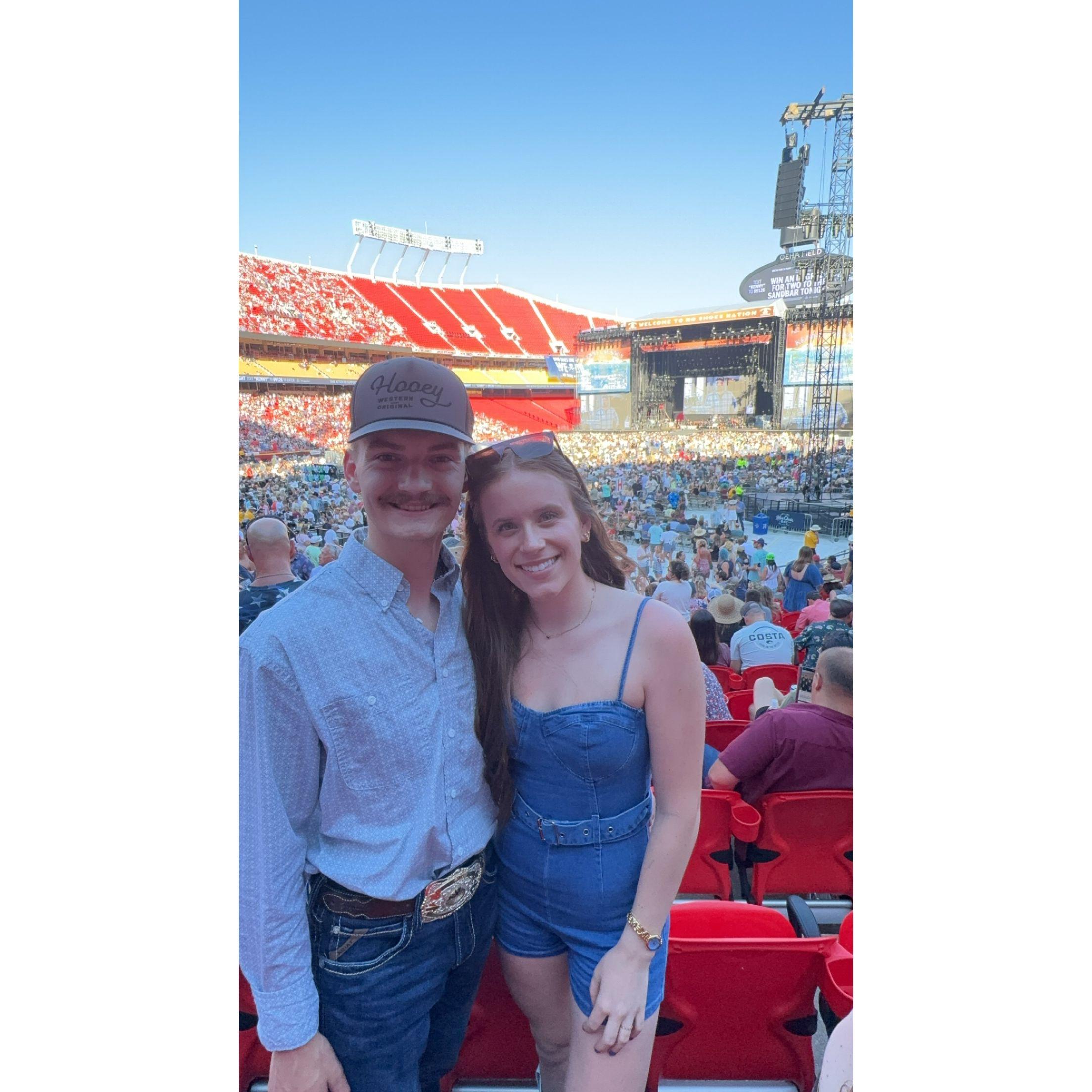 Kenny Chesney and Zac Brown Band Concert at Arrowhead Stadium