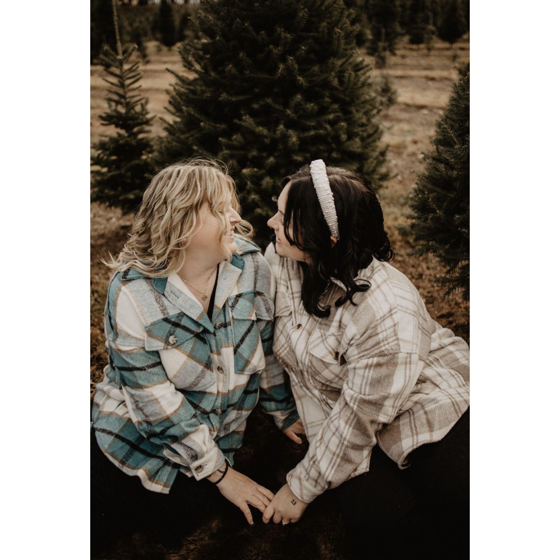 Don't let the smiles fool you, we were actually freezing. We drove over 2 hours for our engagement shoot and it was so special!