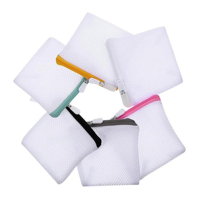 JOINPAYA 6pcs Laundry Bag Mesh Wash Bag Mini Washing Machine Underwear Washing Bag Wash Bags Protecting Wash Bag Foldable Wash Bag Laundry Pouch Travel Sandwich Mesh Laundry Mesh Bag Bra