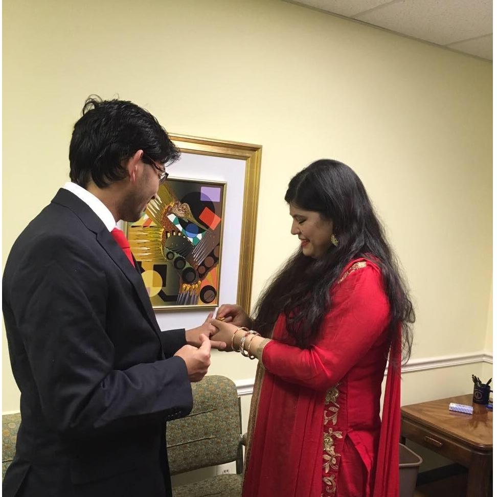 She put a ring on me