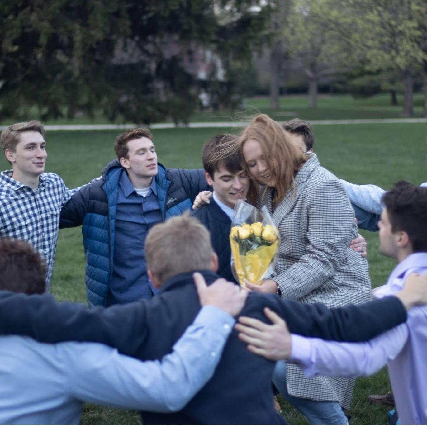 When Nash lavaliered Claire into his fraternity