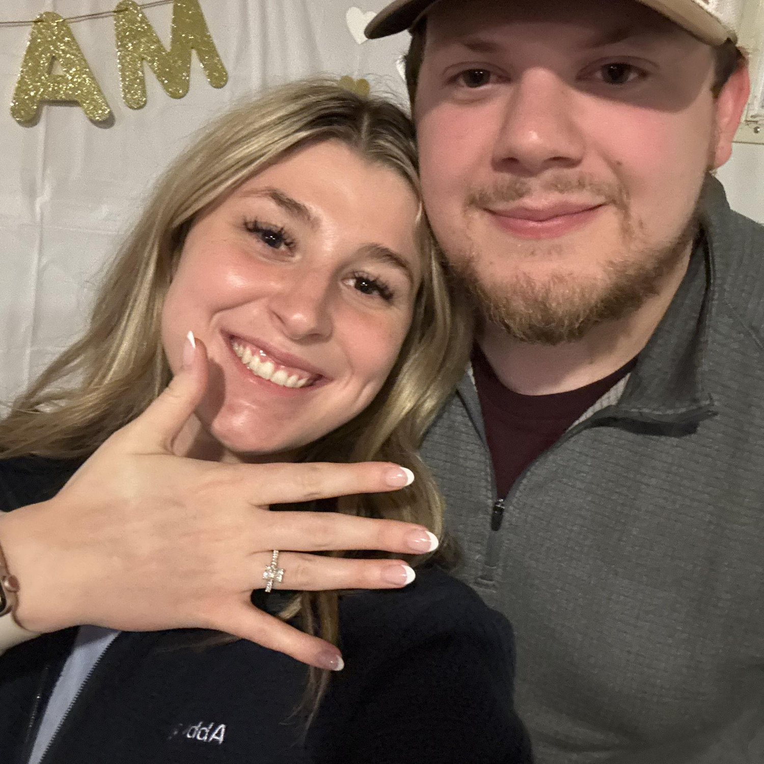The night we got engaged!
