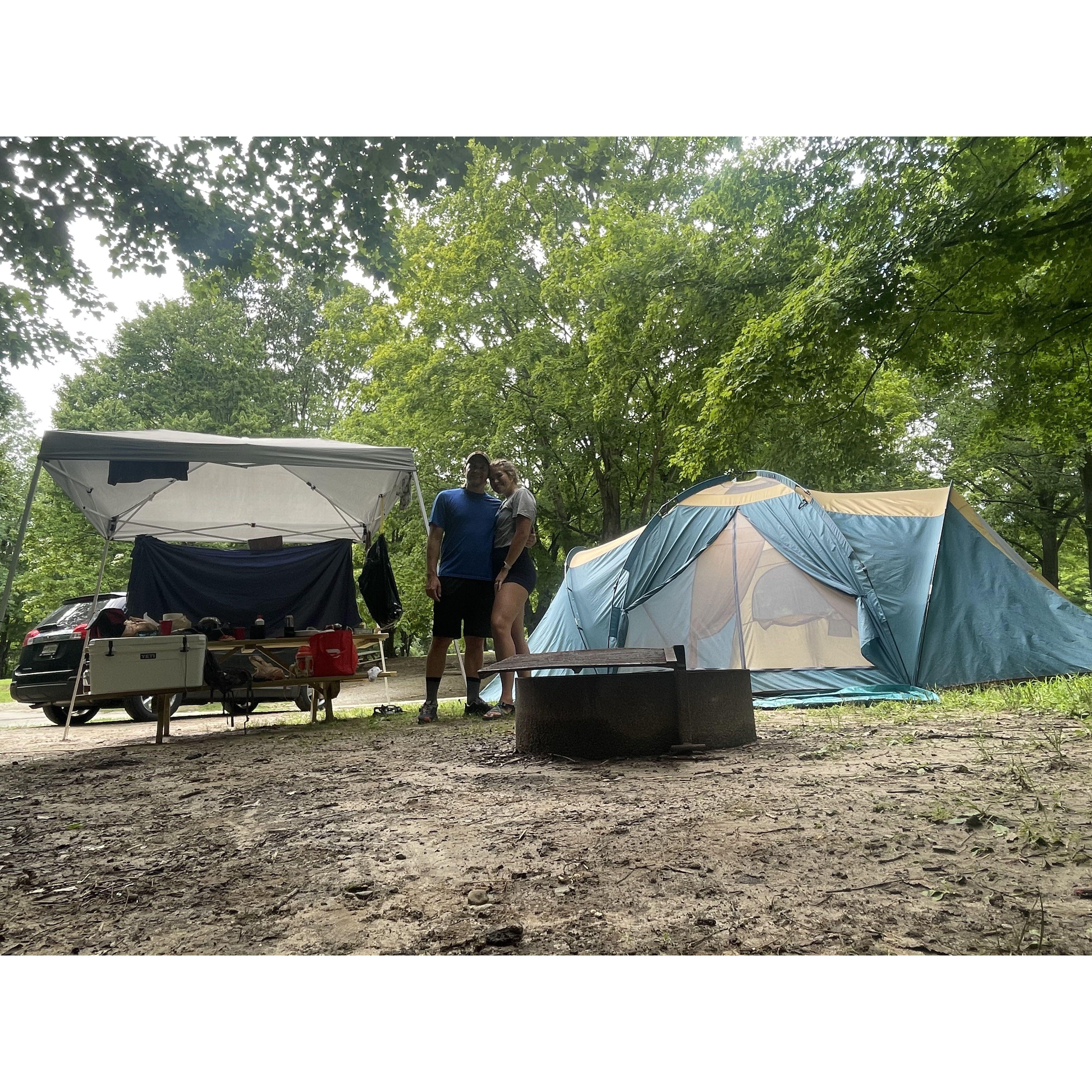 Another camping trip! We love exploring the state parks. We always find hidden gems, trails, lakes, etc. at each one