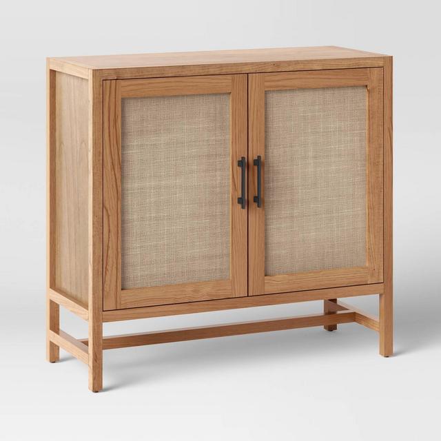 Warwick 2 Door Cabinet Natural - Threshold™