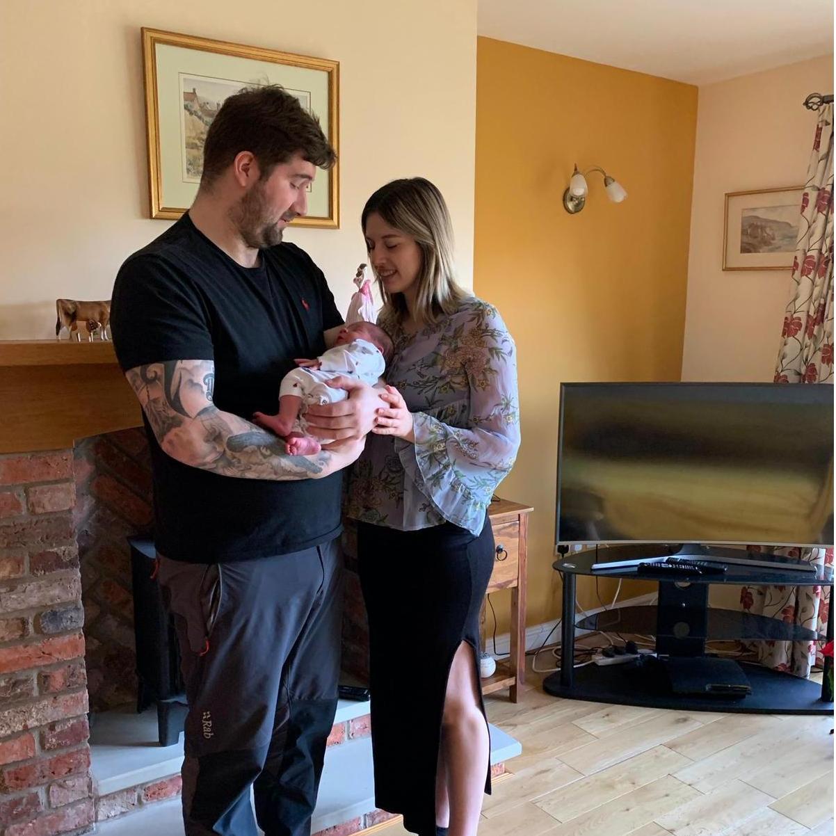 First picture of us with Noah.