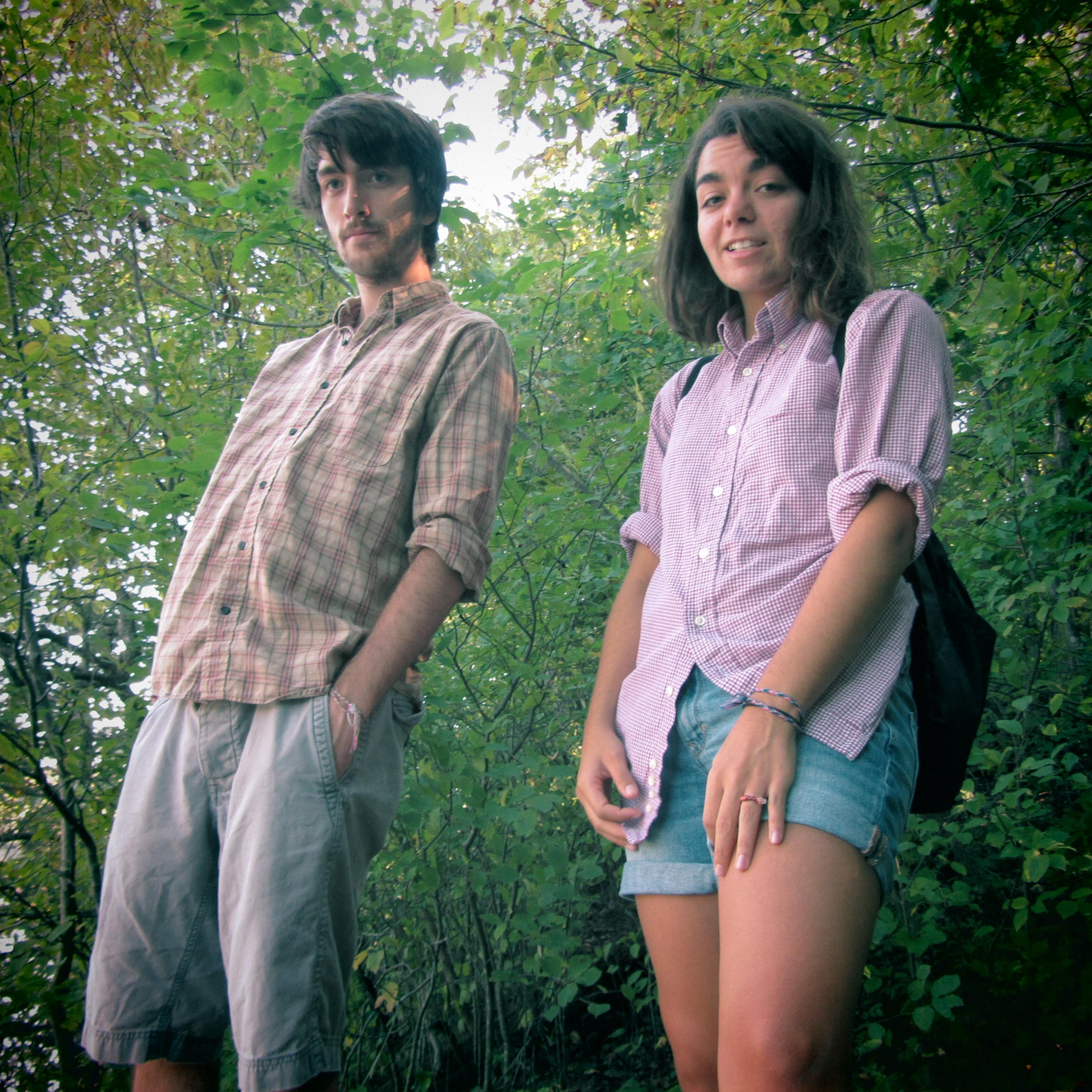 hiking at the iowa palisades, 2013