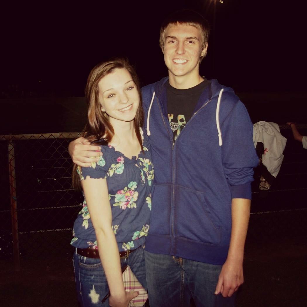 September 23, 2013 (Hagerstown, MD): Our first photo/date. We were just 16 years old.