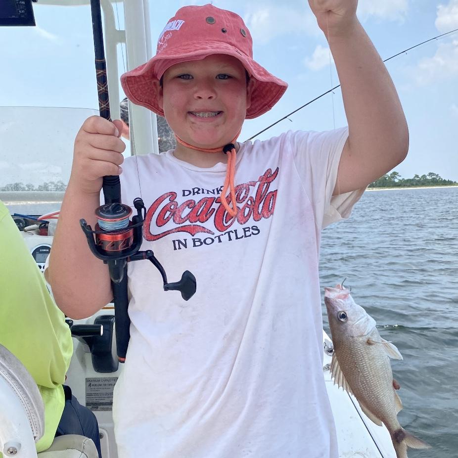 Henry fishing in Florida