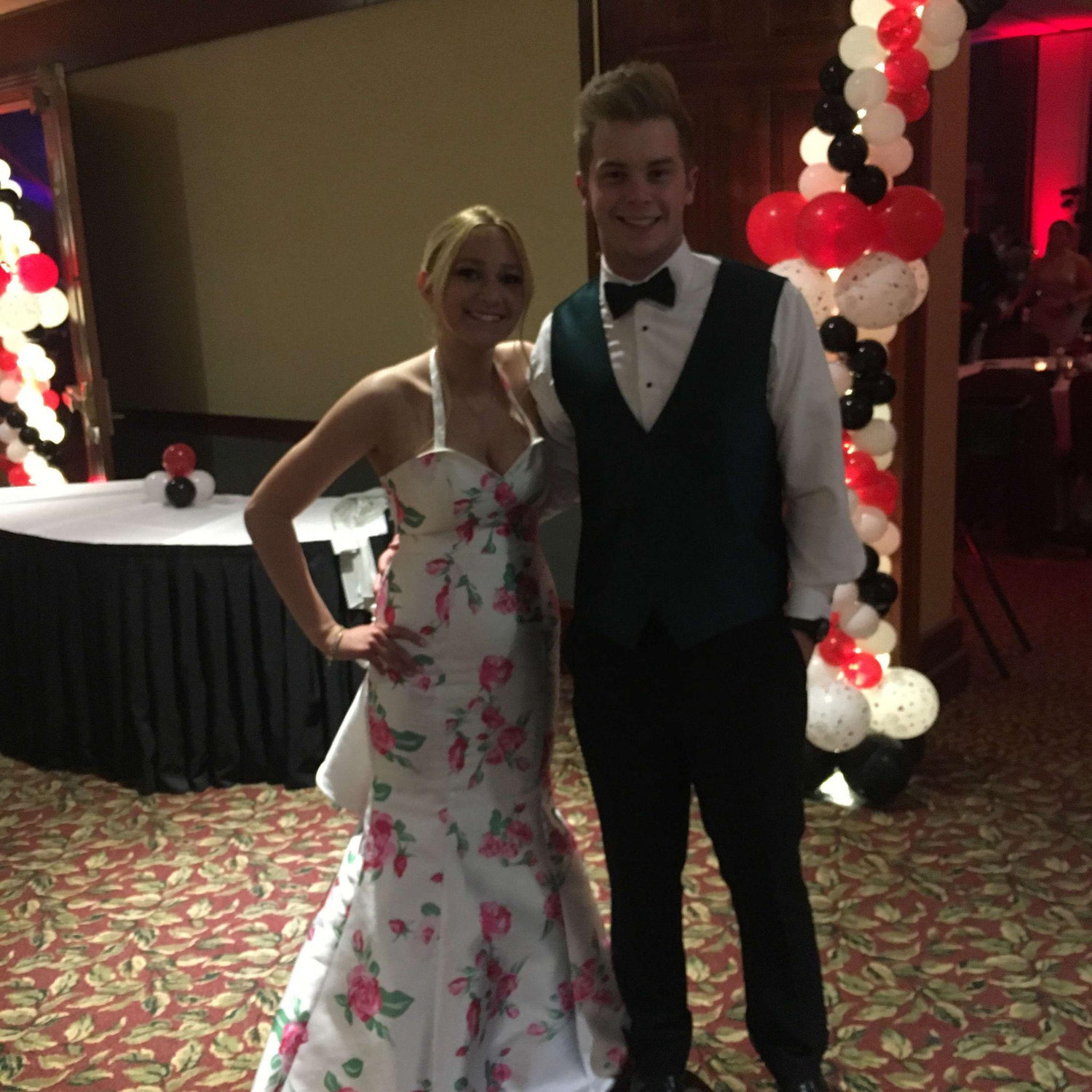 Our first prom! This is one of the first days that we started talking to each other.