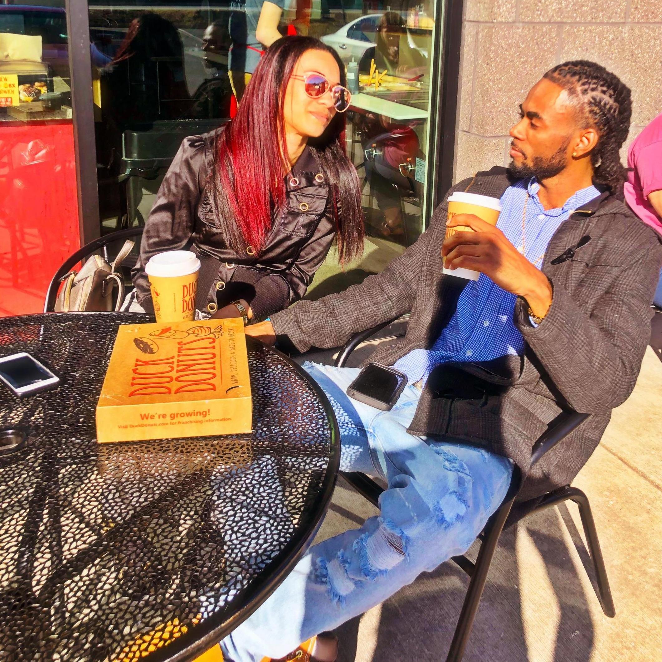 Deep conversations + Yahweh + Lattes + Duck Donuts Feb 2019