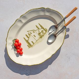 Borgo Verde Oval Platter
