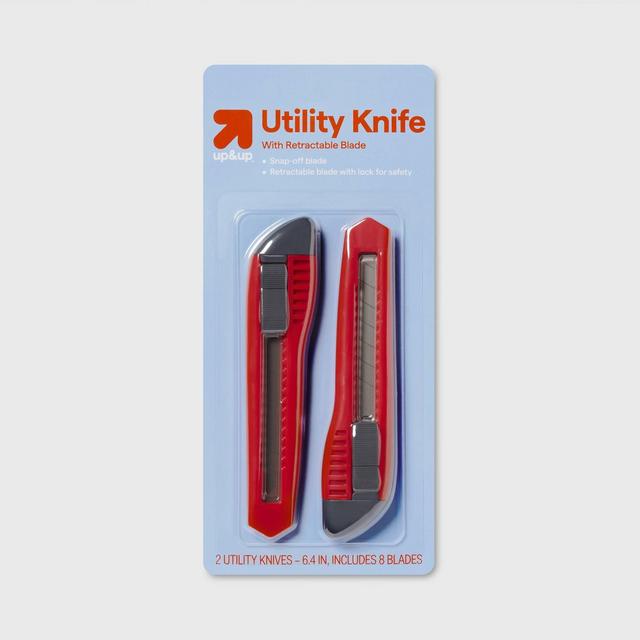 Utility Knife Carded 2pk - up&up™