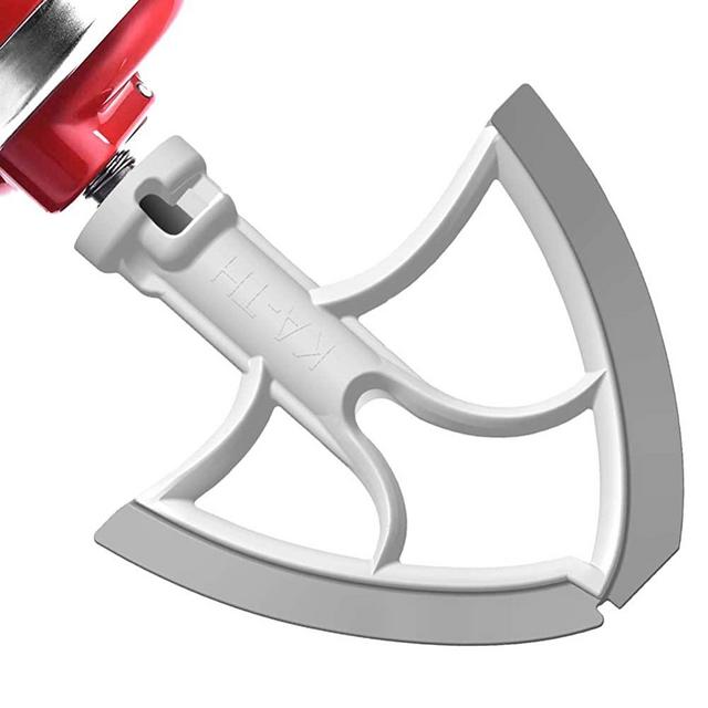 Flex Edge Beater for Kitchen aid Tilt-Head Stand Mixer, 4.5-5 Quart Kitchen aid Mixer Attachments, Kitchen aid Asseccories with Flexible Silicone Edges Bowl Scraper