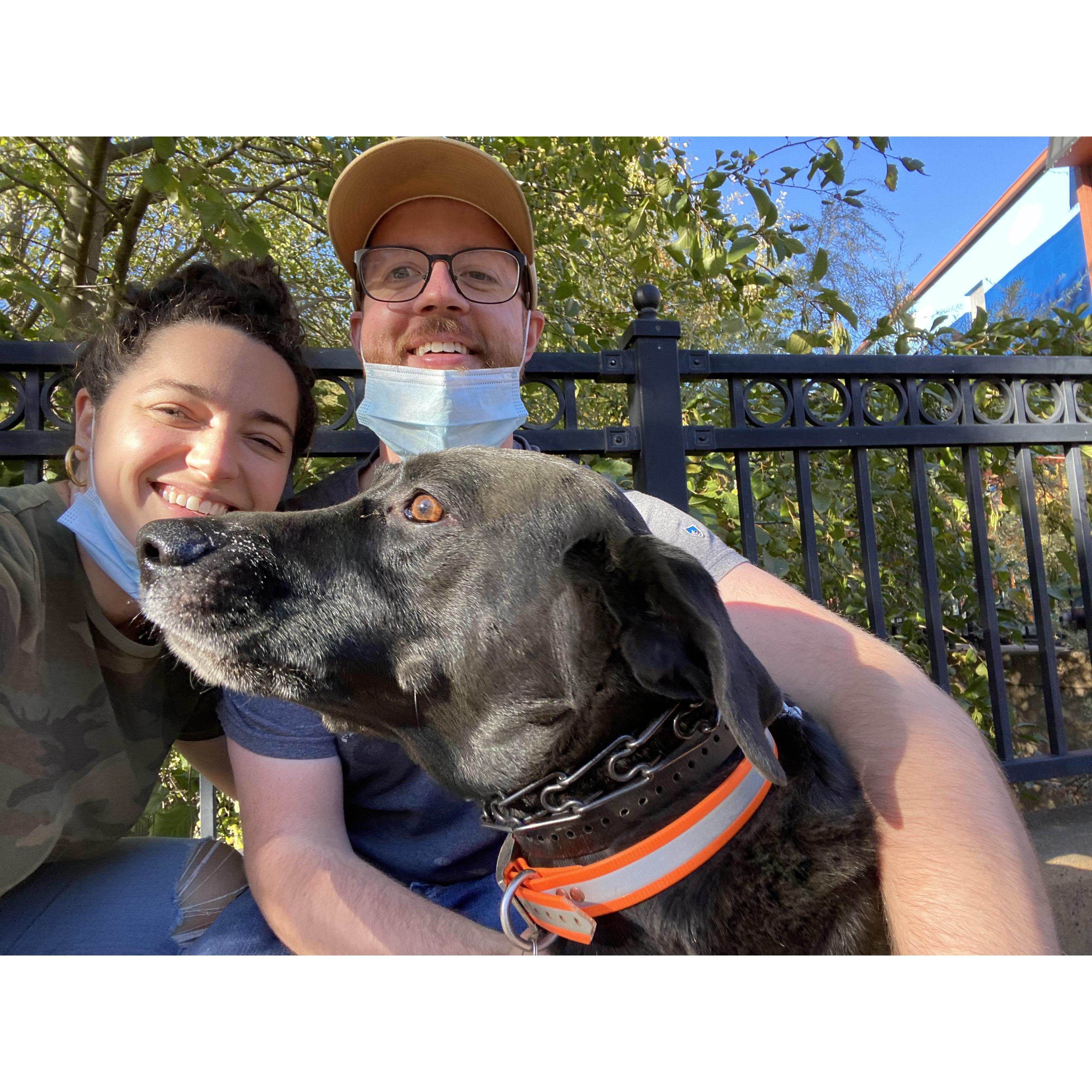 Ashland! With a very excited Max.