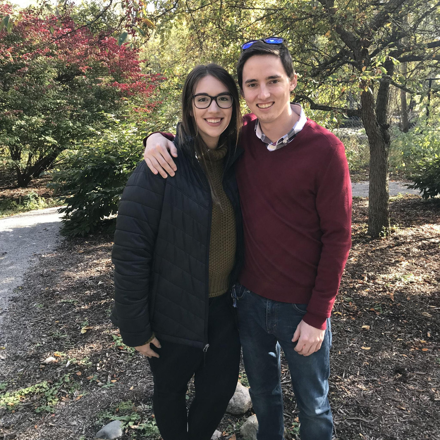 Our first photo together!