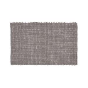 Della Grey Cotton Flat Weave Rug 30x50