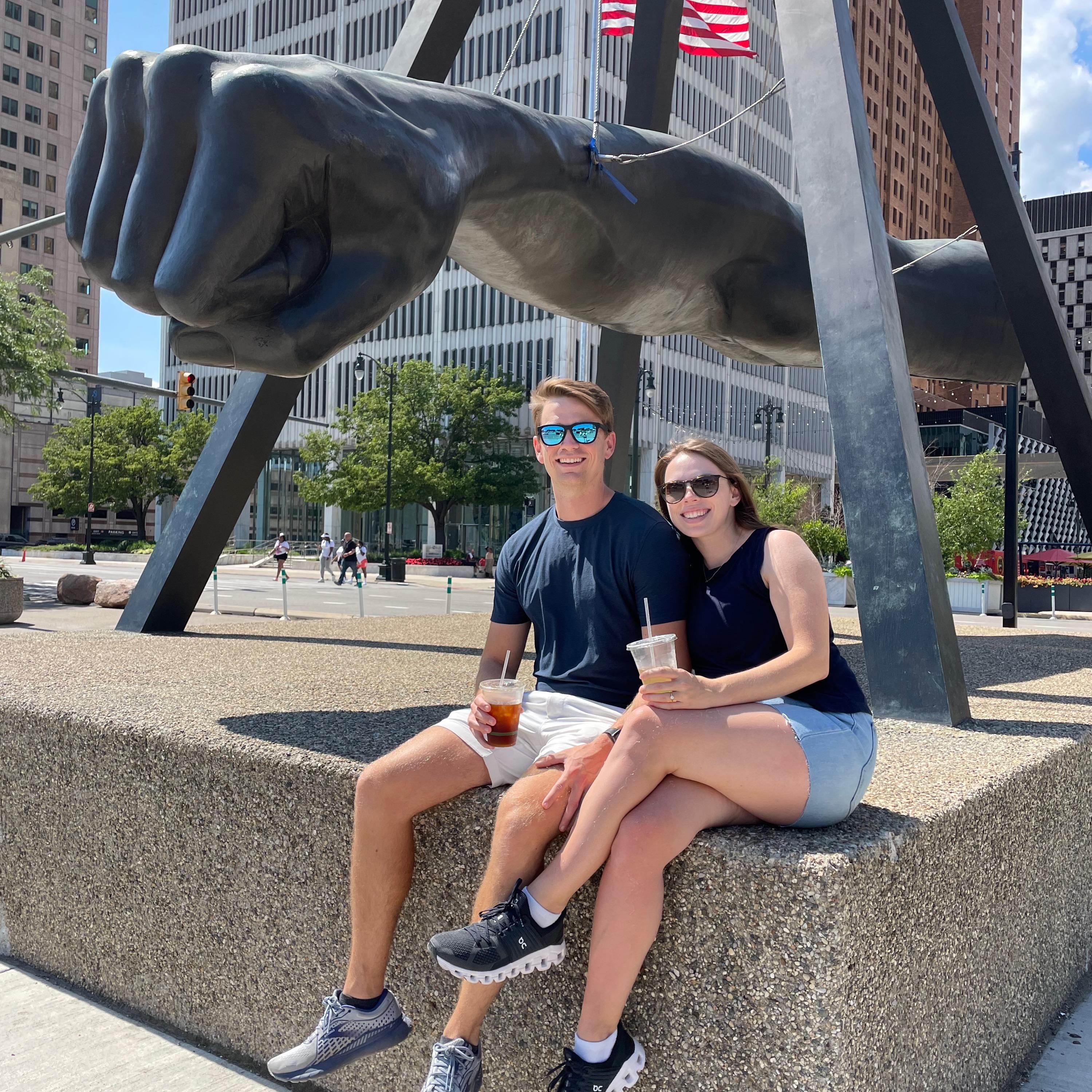Detroit is such a special city to us! Chris worked in downtown Detroit for six years.