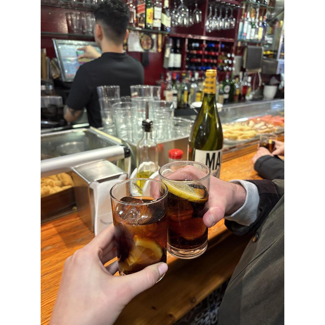 Our favorite stop on the food tour... vermouth