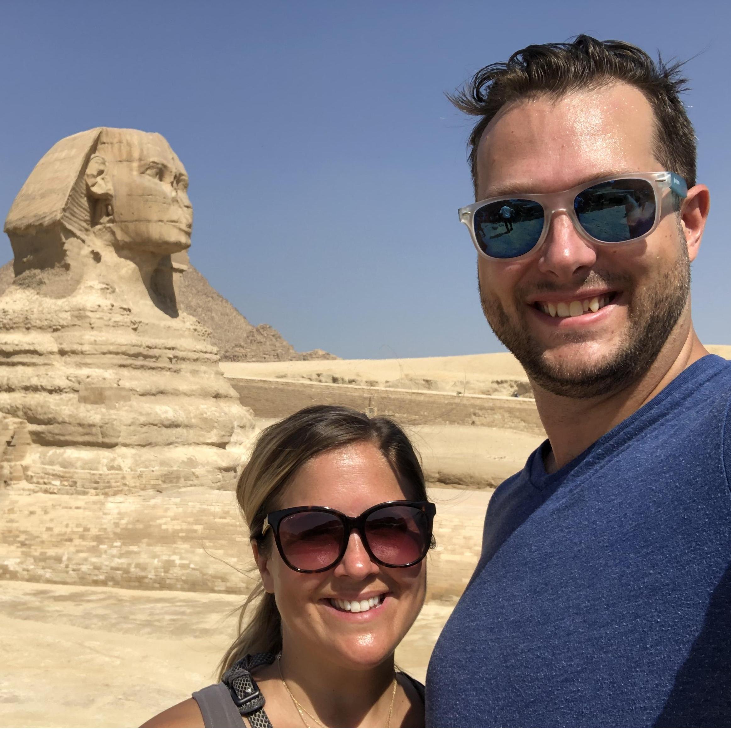 Selfie with the Sphinx!