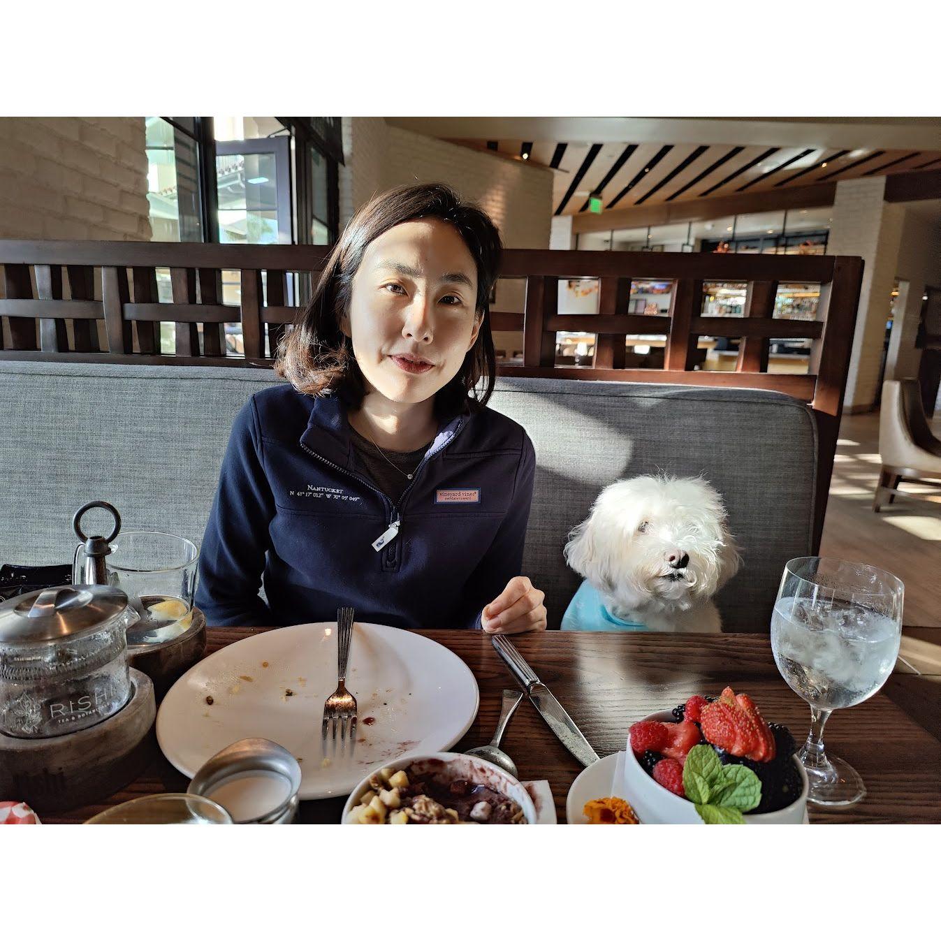 Toto got first choice of berries, Jaewon second, and Eric got the leftovers