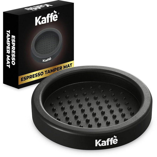 Kaffe Tamping Mat for 49-60mm Tamper - Waterproof, Food Safe Silicone Tamping Mat with Anti-Slip Base - Small Coffee Tamper Mat for Home Use - Barista Tools and Espresso Accessories