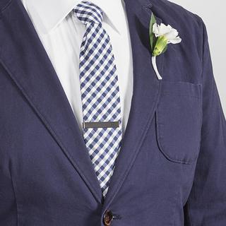 Personalized Gunmetal Tie Clip