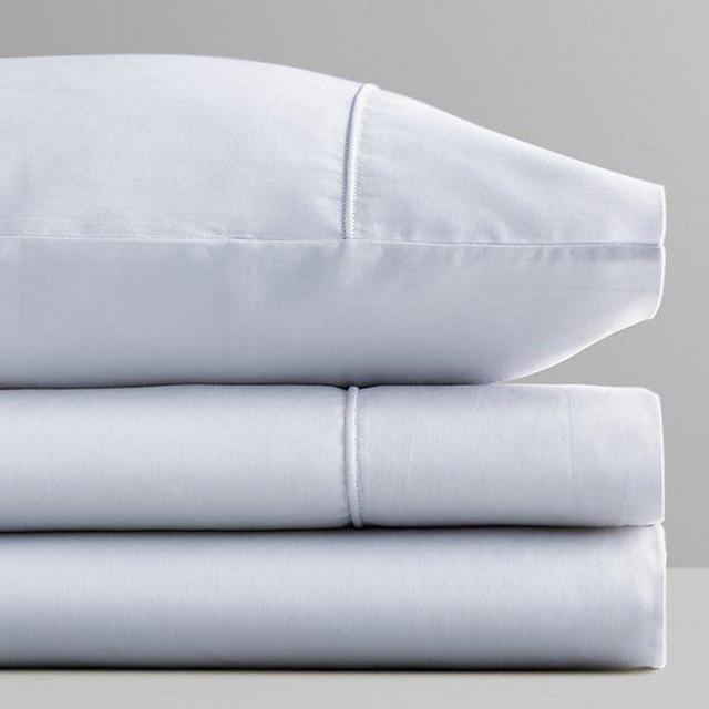 Vintage-Washed Italian Sateen Toddler Pillowcase- French Blue