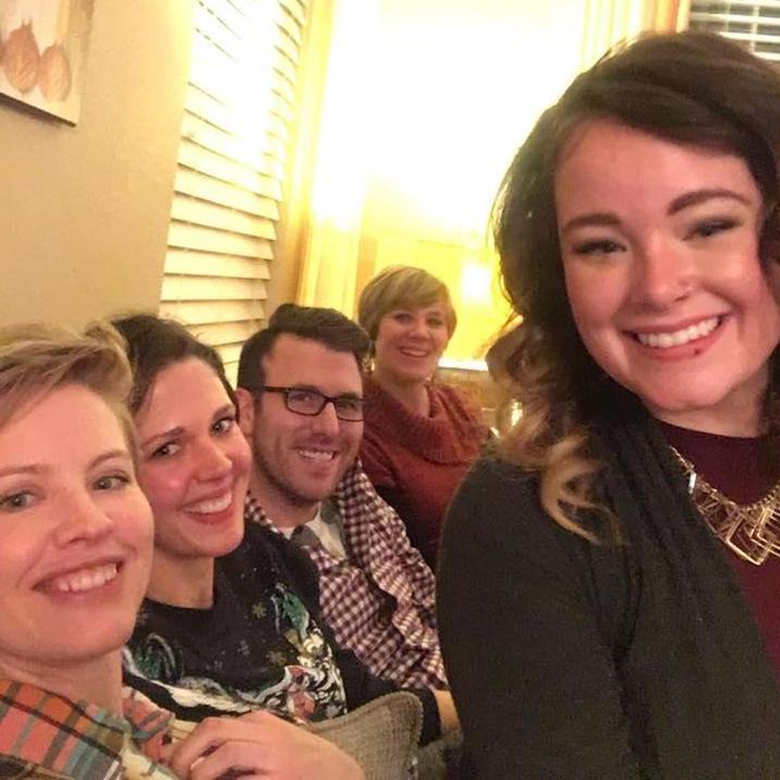 From the annual Erie Library Christmas Part. Ryan never knew that library folks could be so... rowdy.