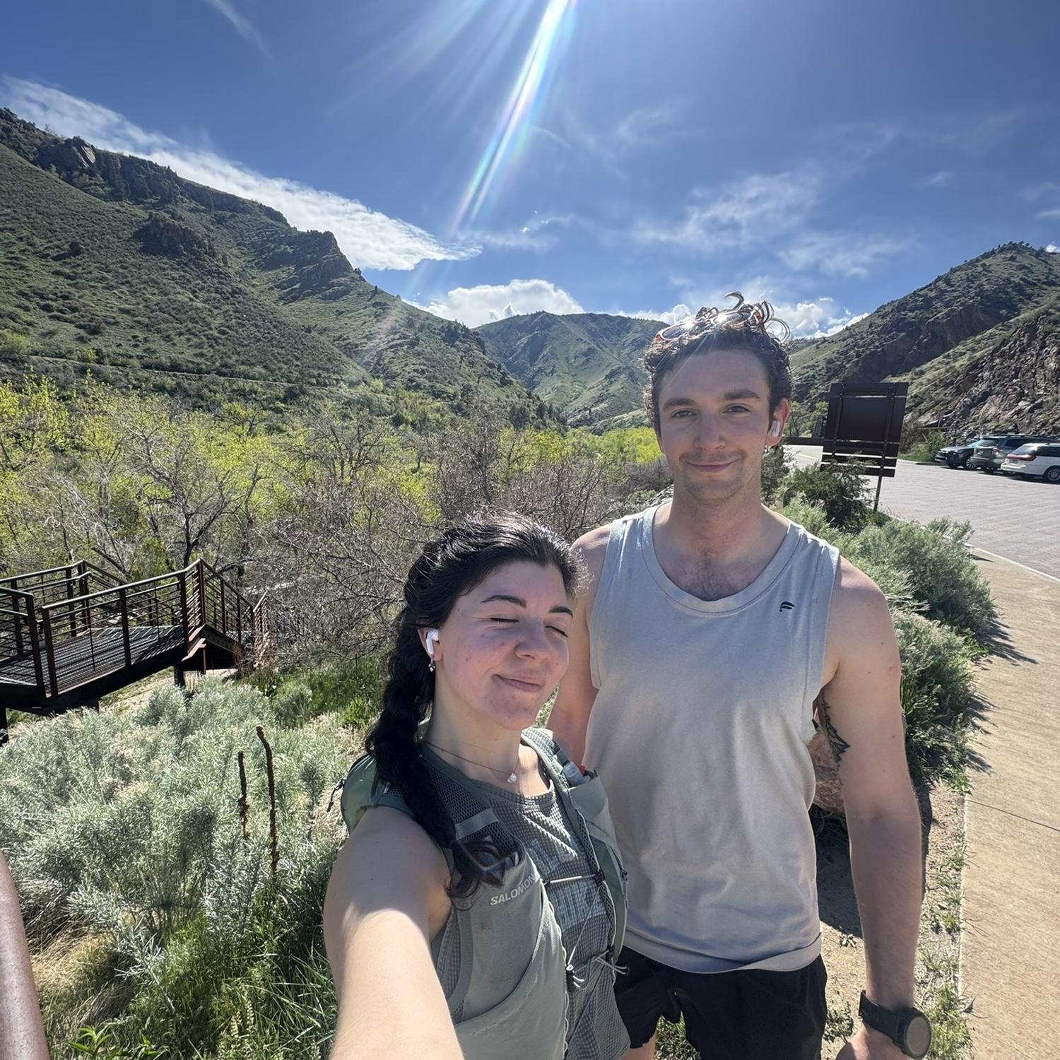 Running in Golden, Colorado
