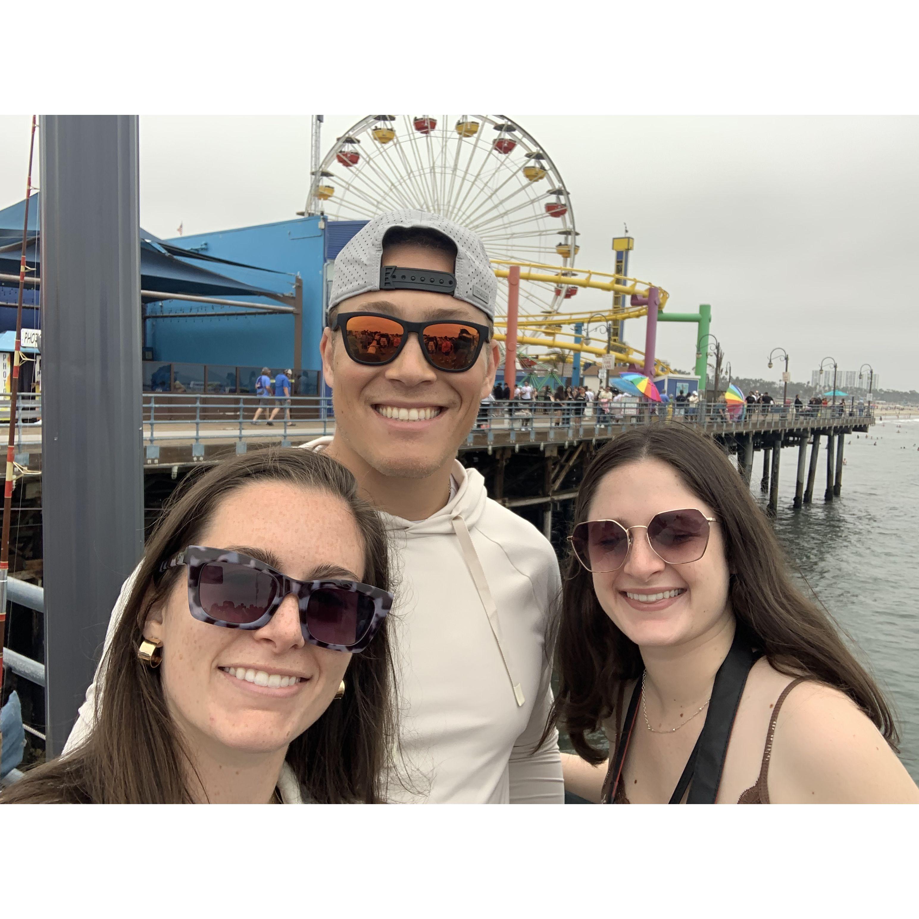 Kyle and Allison visiting Lauren in LA!