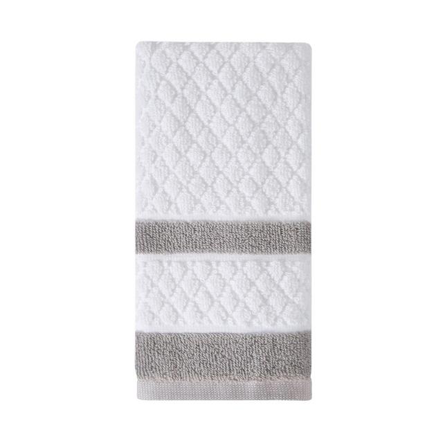 Wamsutta® Merill Fingertip Towel in Grey