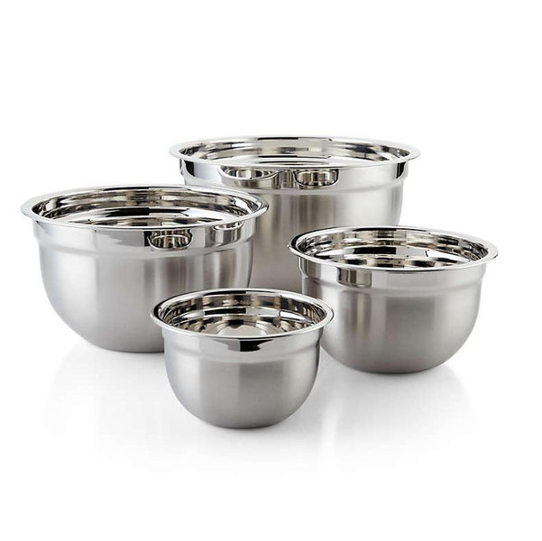 4-Piece Stainless Steel Bowls