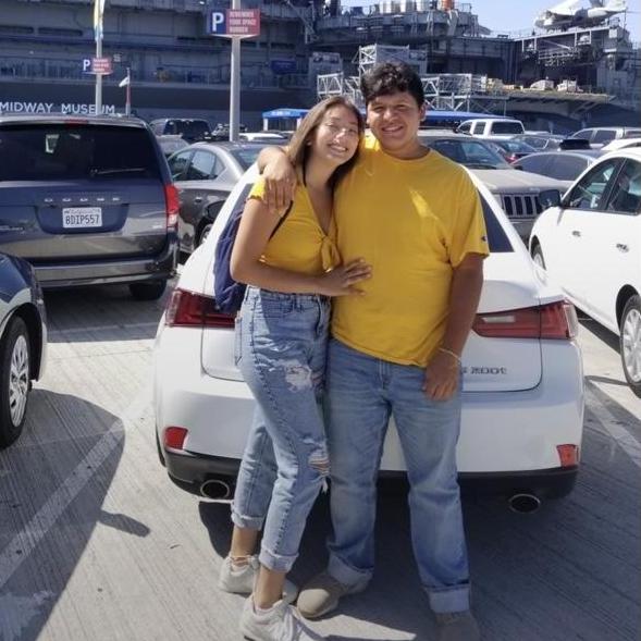 First trip together - visiting the USS Midway in San Diego, CA. September 10, 2018.
