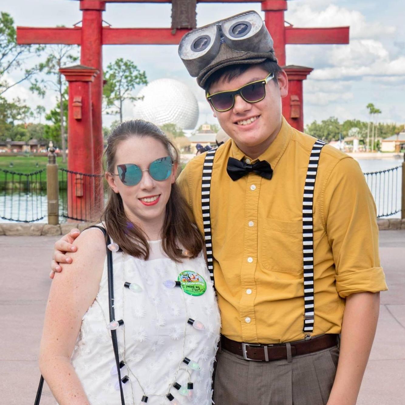 Our Wall-E and Eve costumes for Disney's Dapper Day.