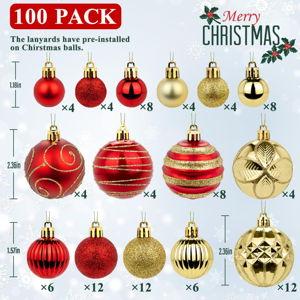 100 Christmas Ball Ornaments
